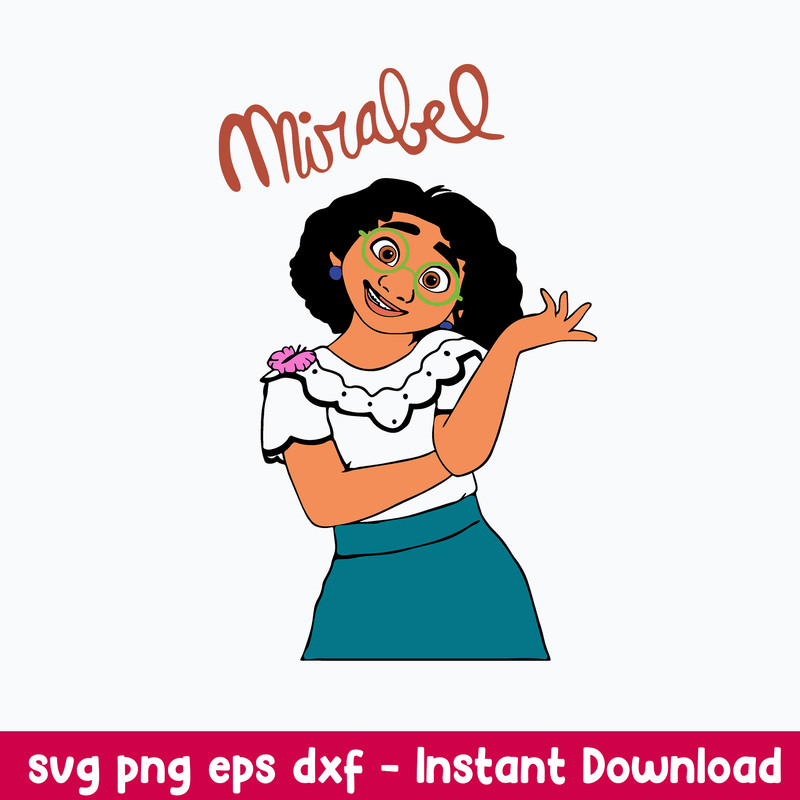 Encanto Mirabel Svg, Encato Svg, Disney Svg, Png Dxf Eps File.jpeg