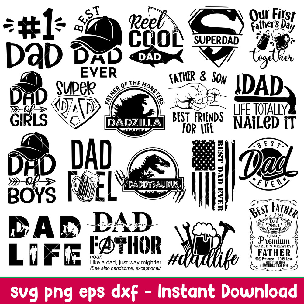 Father Bundle Vol , Father’s Day Bundle Svg, Dad Life Svg, Father’s Day Svg, Best Dad Svg,png,dxf,eps file.jpeg