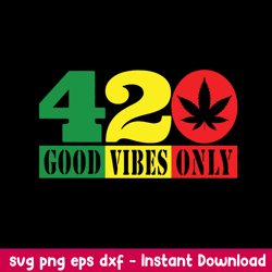 Good Vibes Only Svg, Png Dxf Eps File