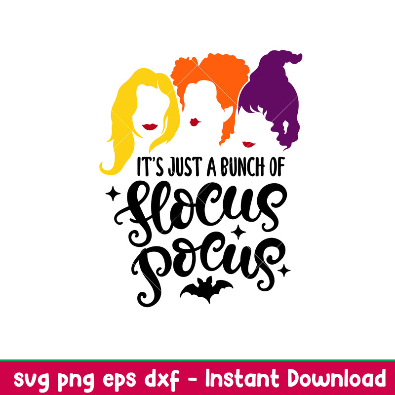 Hocus Pocus, Hocus Pocus Svg, Sanderson Sisters Svg, Witches Hair Halloween Svg,png,eps,dxf file.jpeg
