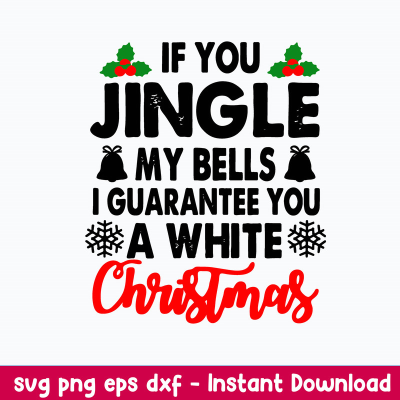 If You Jingle My Bells I Guarantee You A White Christmas Svg, Png Dxf Eps File.jpeg