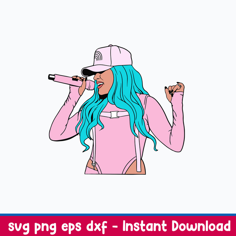 Karol G Svg, La Bichota Svg, Png Dxf Eps FIle.jpeg