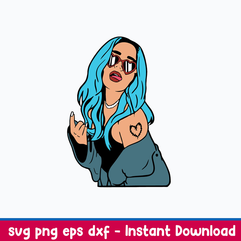 La Bitchota Karol G Svg, Karol G Singer Svg, Bitchota Svg, Png Dxf Eps File.jpeg