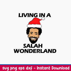 Living In A Salah Wonderland Svg, Christmas Svg, Png Dxf Eps File