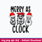 Merry as Cluck Svg, Funny Animal Svg, png dxf Eps File.jpeg