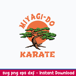 Miyagi Do Karate Svg, Kai Karate Kid Svg, Png Dxf Eps File