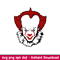 Pennywise, Pennywise Svg, Halloween Svg, Dancing Clown Svg, It Clown Svg, png,dxf,eps file.jpeg
