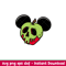 Poison Apple Ears, Poison Apple Mickey Svg, Halloween Svg, Evil Queen Svg, Skull Svg, png,dxf,eps file.jpeg