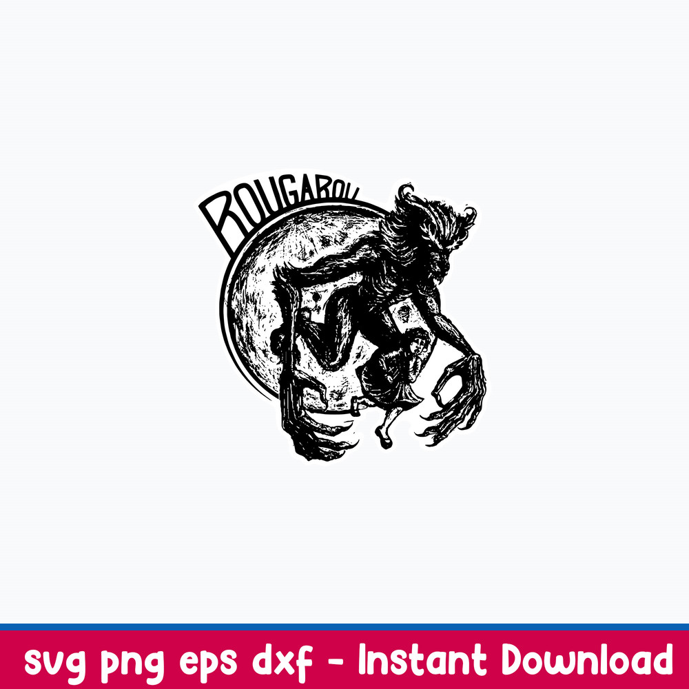 Rougarou Werewolf Svg, Horror Svg, Png Dxf Eps File.jpeg