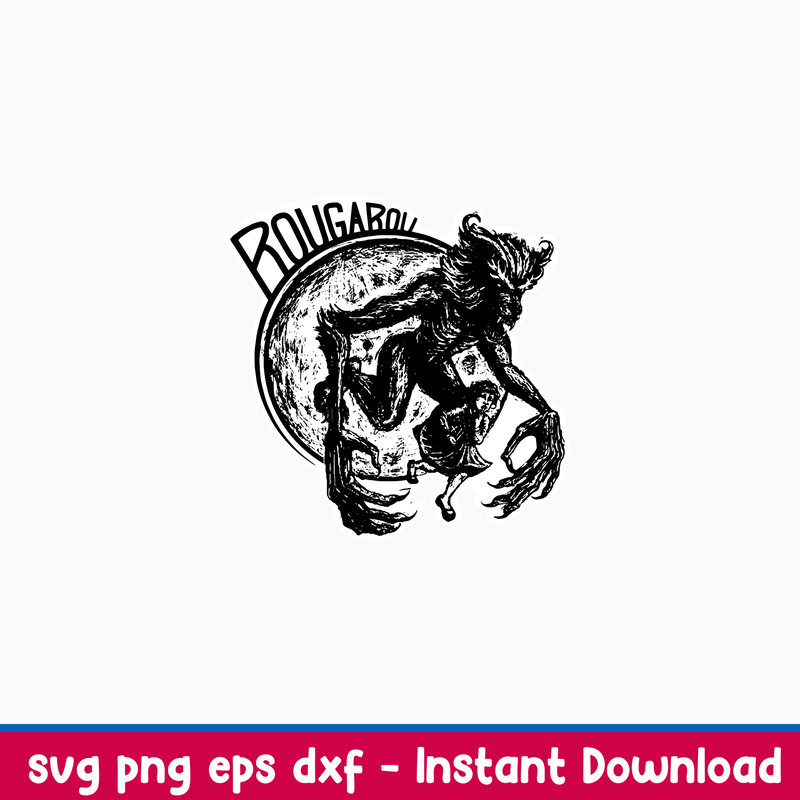 Rougarou Werewolf Svg, Horror Svg, Png Dxf Eps File.jpeg
