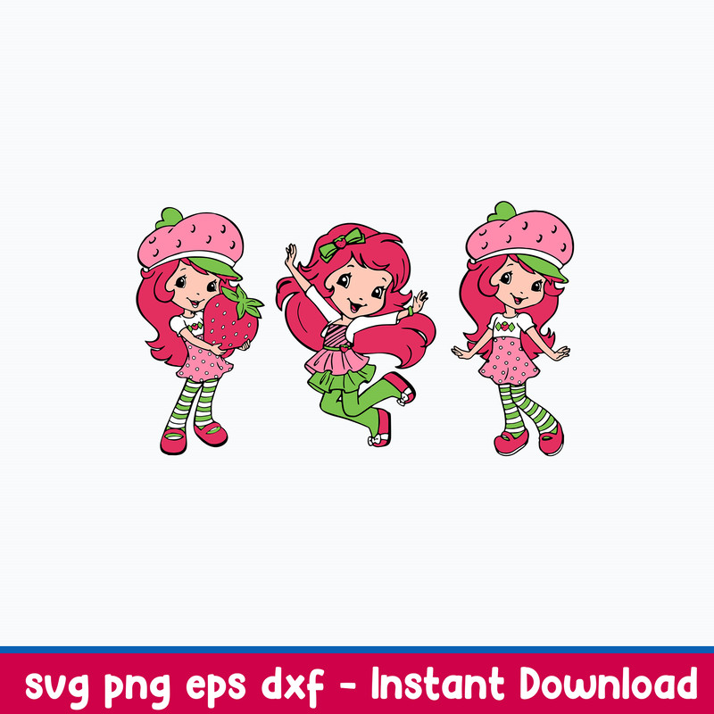 Strawberry Bundle Svg, Strawberry Svg, Png Dxf Eps File.jpeg