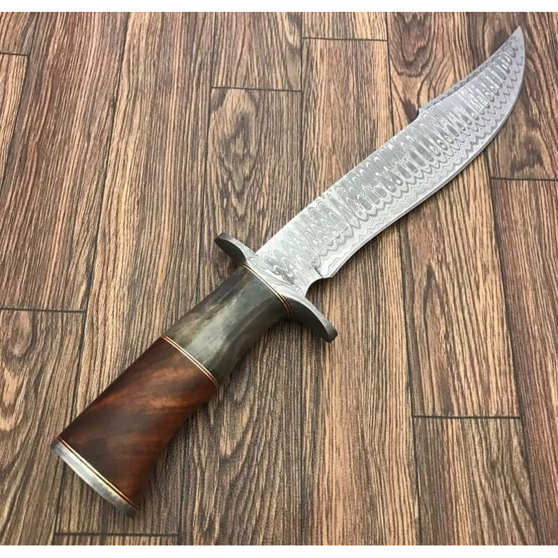 hand forged damascus steel knife