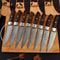 Damascus Chef Set Of 8Pieces