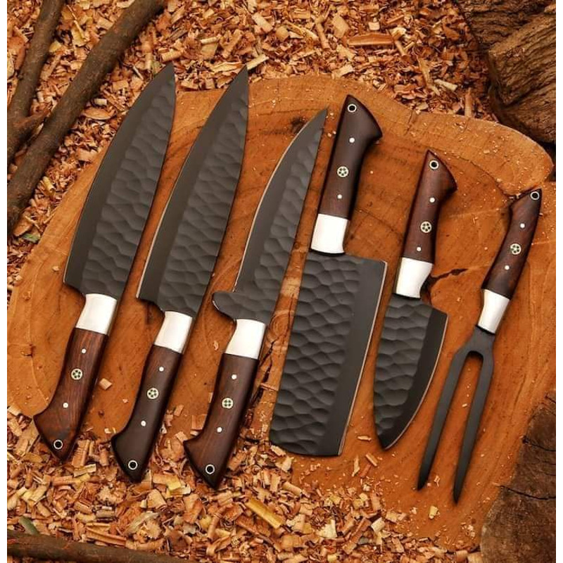 Damascus Chef Set Of 5Pieces