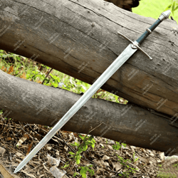 anduril sword | reforged blade of narsil | fantasy replica with scabbard & wall mount