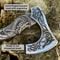 Handmade Viking Axe Leather Sheath Outdoor Camping Collector Gift Norse Inspired Axe 3