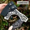 Handmade Viking Axe Leather Sheath Outdoor Camping Collector Gift Norse Inspired Axe 5
