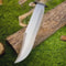 Custom D2 Steel Bowie Hunting Knife Stag Antler Handle Outdoor Collector Gift 3
