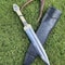 Handmade Dagger Knife Hunting Knife With Leather Sheath Gift For Him Premium Hunting Knife 1