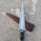 Custom Dagger Hunting Knife Wooden Scabbard Survival Knife Collector Gift 0