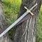 Custom Damascus Steel Serpent Sword Fantasy Medieval Display Piece Gift For Him 0