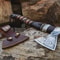 Custom High Carbon Steel Viking Hatchet Engraved Norse Axe Collector Gift 6