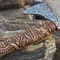 Handmade Engraved High Carbon Viking Axe Hatchet Leather Sheath Norse Gift For Men Norse Axe 2