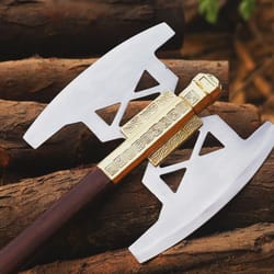 custom gimli battle axe lotr replica stainless steel collector gift for men