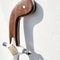 Custom Arabic Shamshir Saber Handmade Sword With Leather Scabbard Gift For Men 2