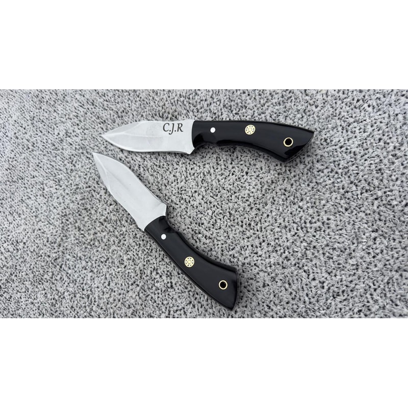 Handmade Skinning Knife Skinner Hunting Bushcraft Camping Survival Knife With Leather Sheath 2