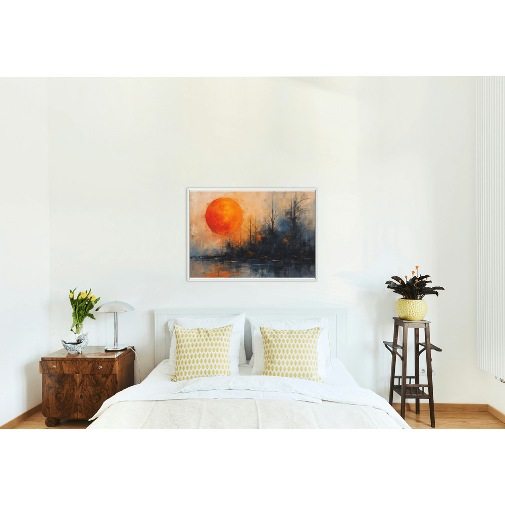 Sunrise Wall ArtTriptych Abstract Modern Minimalist Colour Poster 2