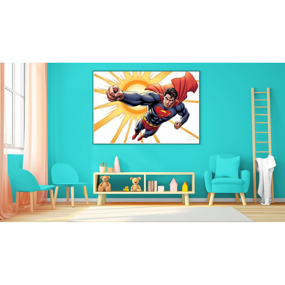 Superman Hero Printable Design  Instant Download 2