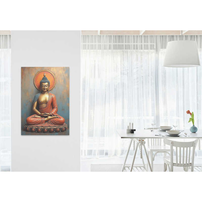 Lord Buddha Wall Art Printable Design  Instant Download 2
