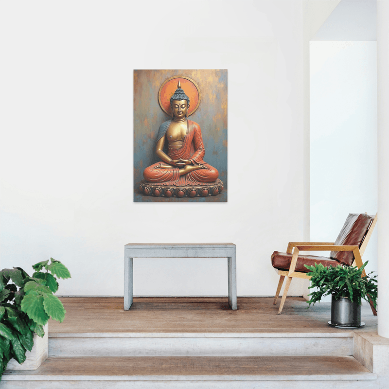 Lord Buddha Wall Art Printable Design  Instant Download 3