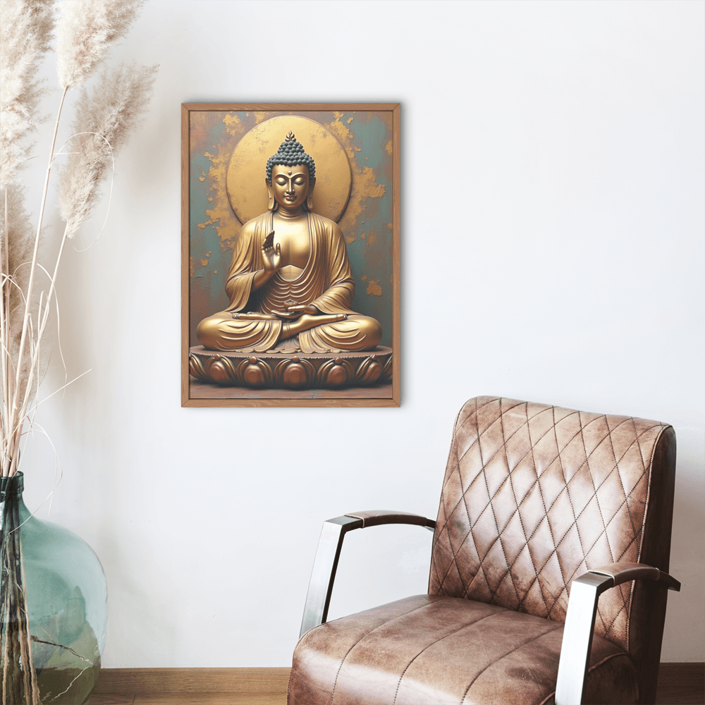 Meditation Lord Buddha Wall Art Printable Design  Instant Download 3