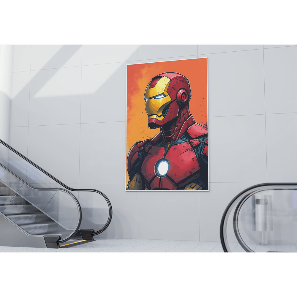 Iron Man Superhero Printable Design Marvel Wall Art Instant Digital Download 0
