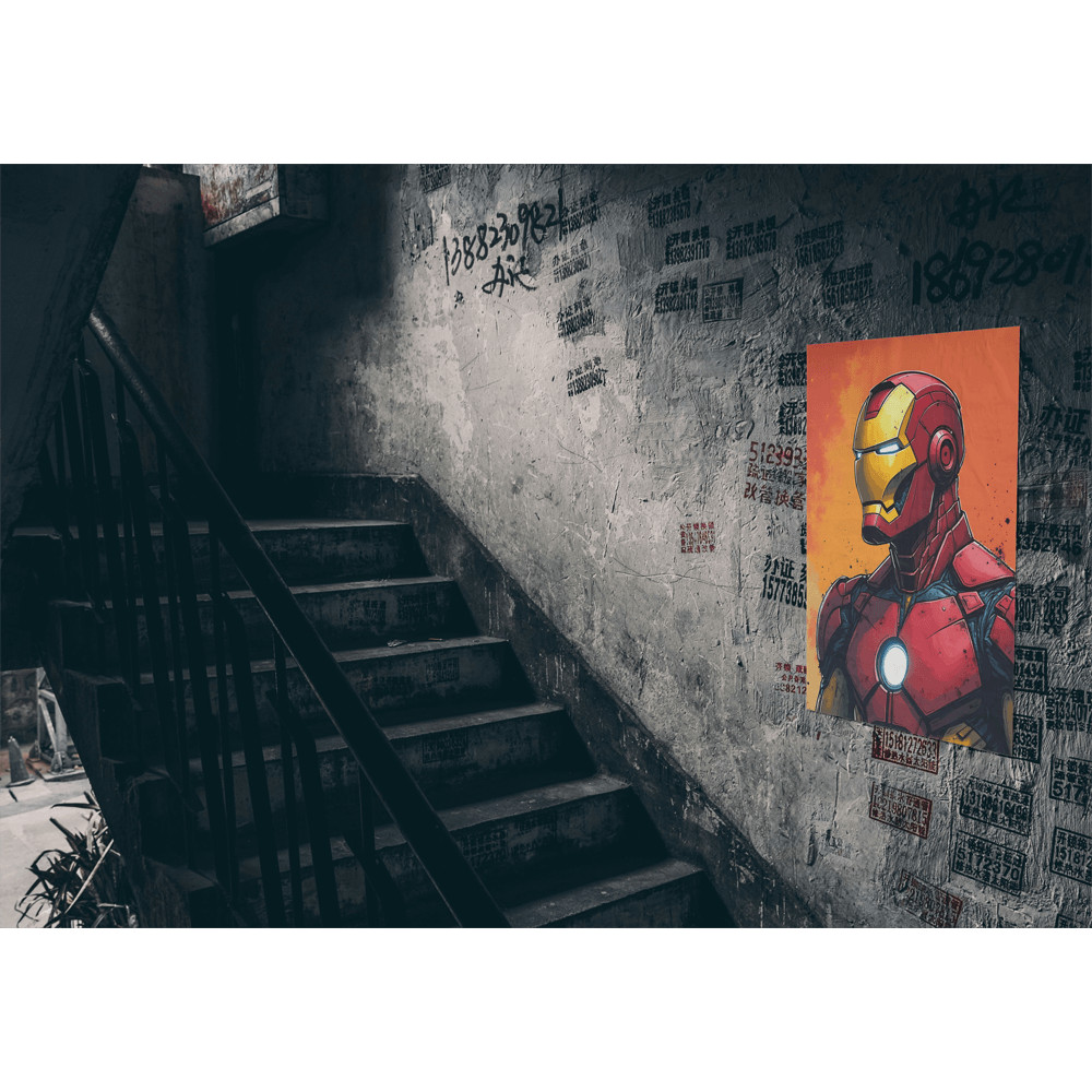Iron Man Superhero Printable Design Marvel Wall Art Instant Digital Download 2