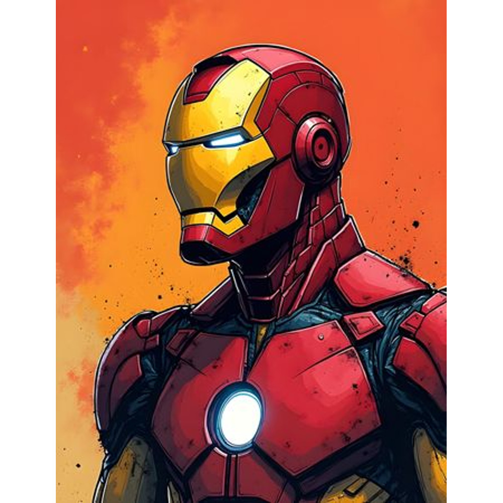 Iron Man Superhero Printable Design Marvel Wall Art Instant Digital Download 4