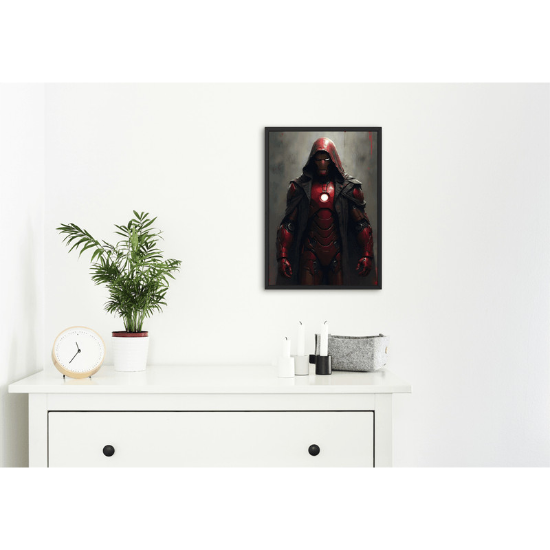 Iron Man Devil Looks Superhero Printable 2