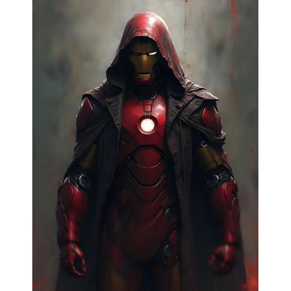 Iron Man Devil Looks Superhero Printable 3