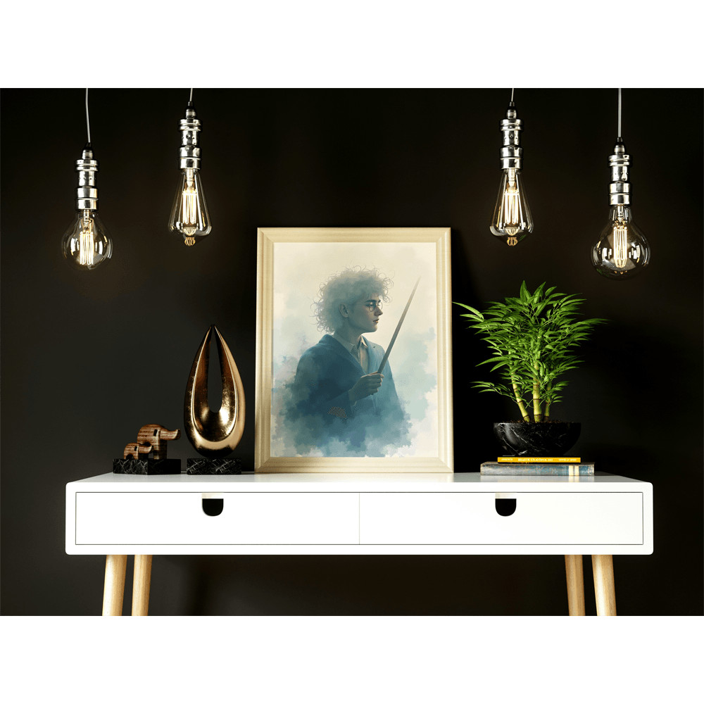 Harry Potter Water Paint Printable Wall Decor Digital Download 0