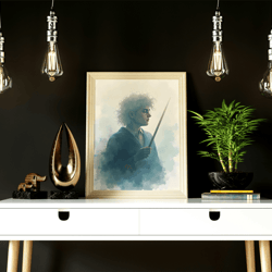 harry potter water paint printable wall decor digital download