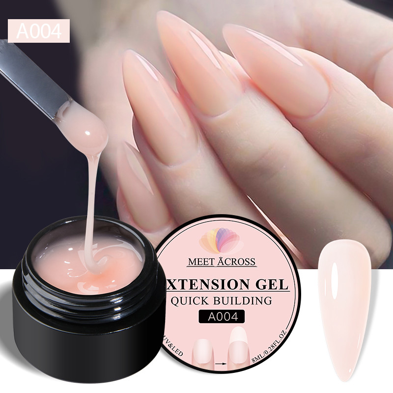 Vernis Semi Permanent Soak Off Nail Art, Milk White Quick Extension Gel Polish, UV LED Gel Varnish for Nails