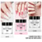 Acrylic Powder Kit with Crystal Liquid, Pink White Transparent Nail Set, Beginner Nail Extension Kit for DIY Salon Nails