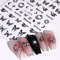 Colorful Blue Butterfly Nail Stickers Luminous Glow In The Dark Nail Decals Night Polish Sliders Fo 3