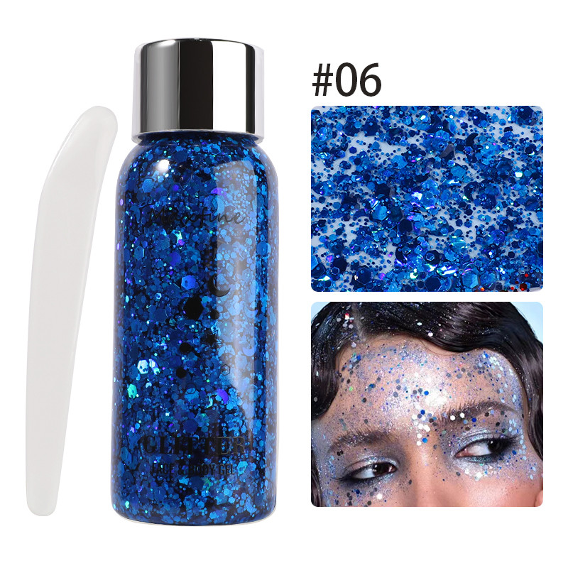Waterproof High Gloss Glitter Gel Eye Nail Hair Body Face Makeup Multifunctional Body Decoration Fo 11