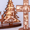 Christmas Tree Shape Luminous Wooden Nativity Scene Ornaments Elk Christmas Decorations Ornaments P 1