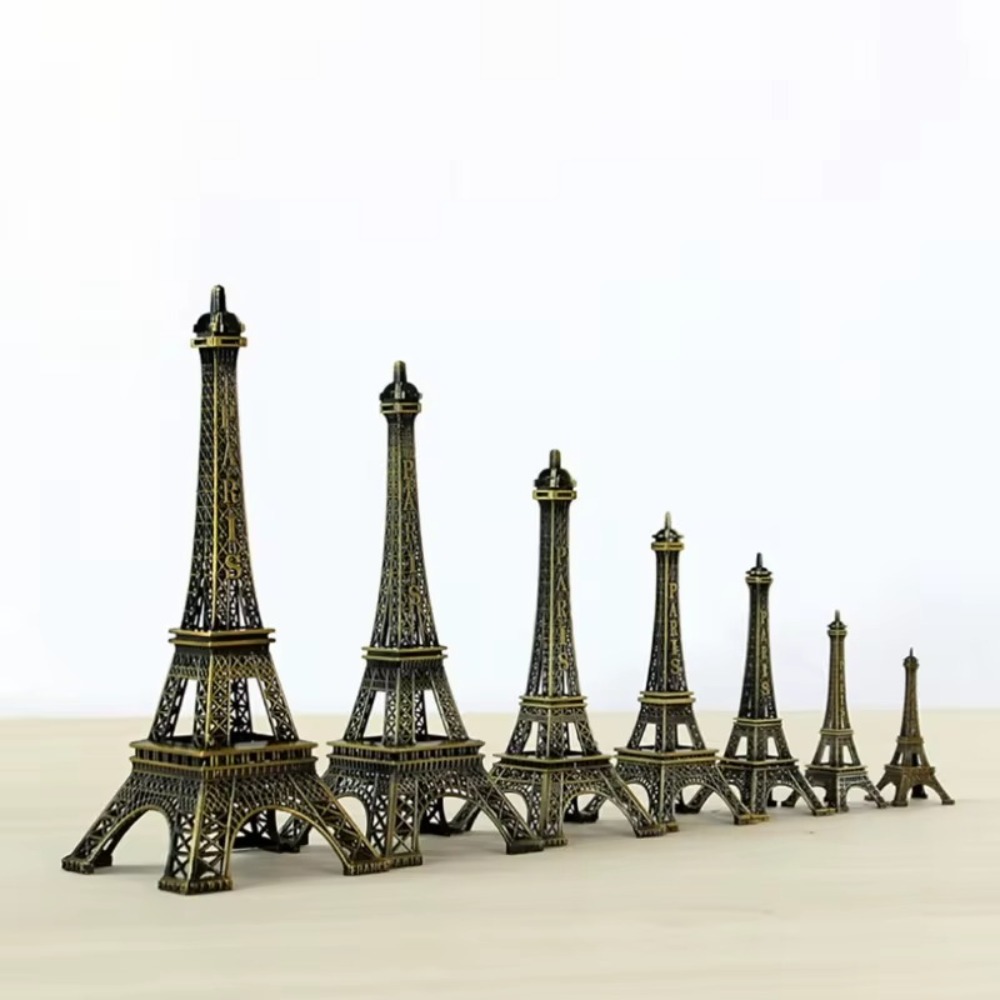 Metal Eiffel Tower Statue Exquisite Design Architecture Collectible Decorative Ornament Home Decor 1