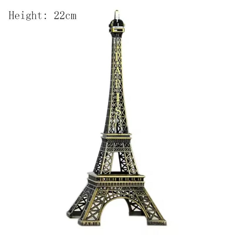 Metal Eiffel Tower Statue Exquisite Design Architecture Collectible Decorative Ornament Home Decor 5