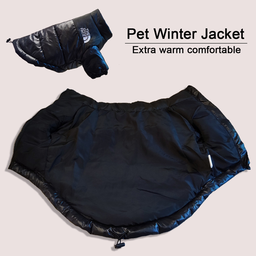 French Bulldog Winter Jacket, Large Puppy Warm Windproof Coat, Reflective Dog Clothes, Small Medium Pet Outfit